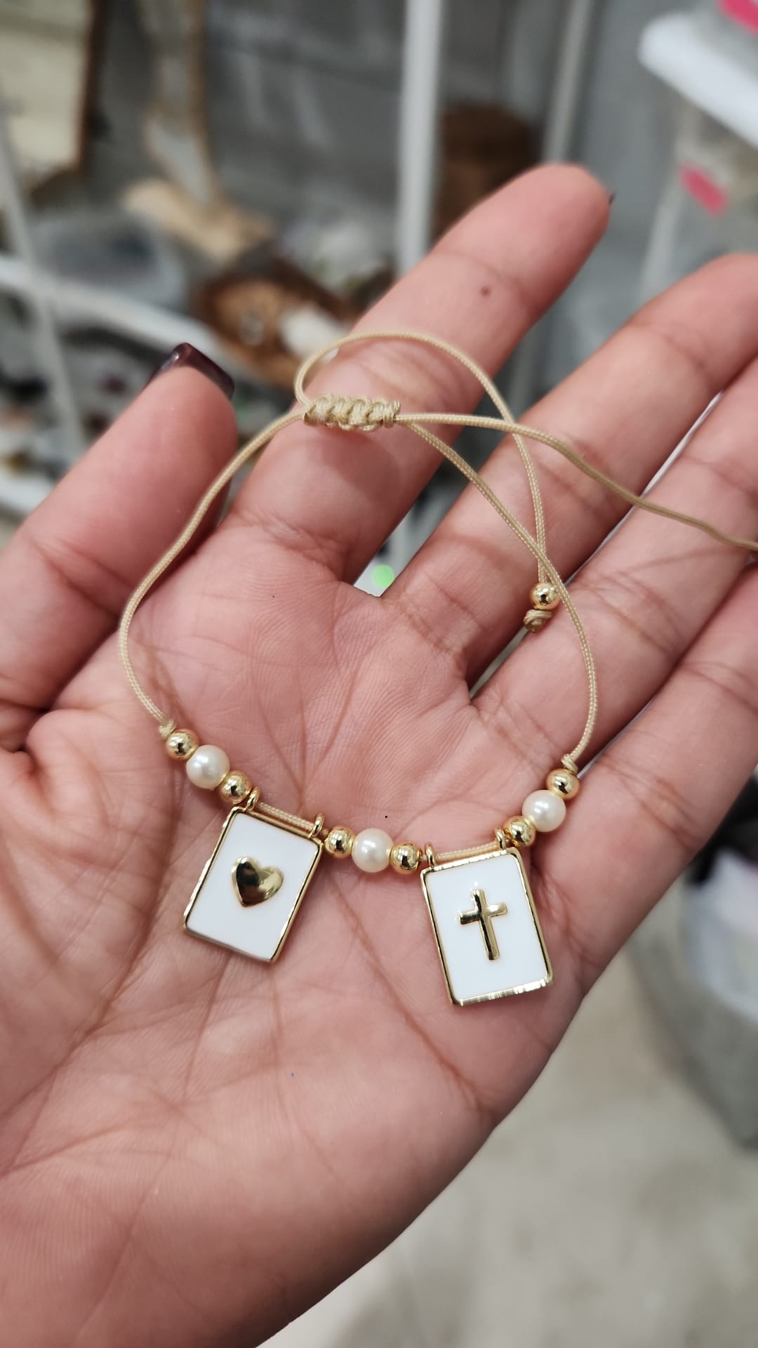 Escapulario con Perlas